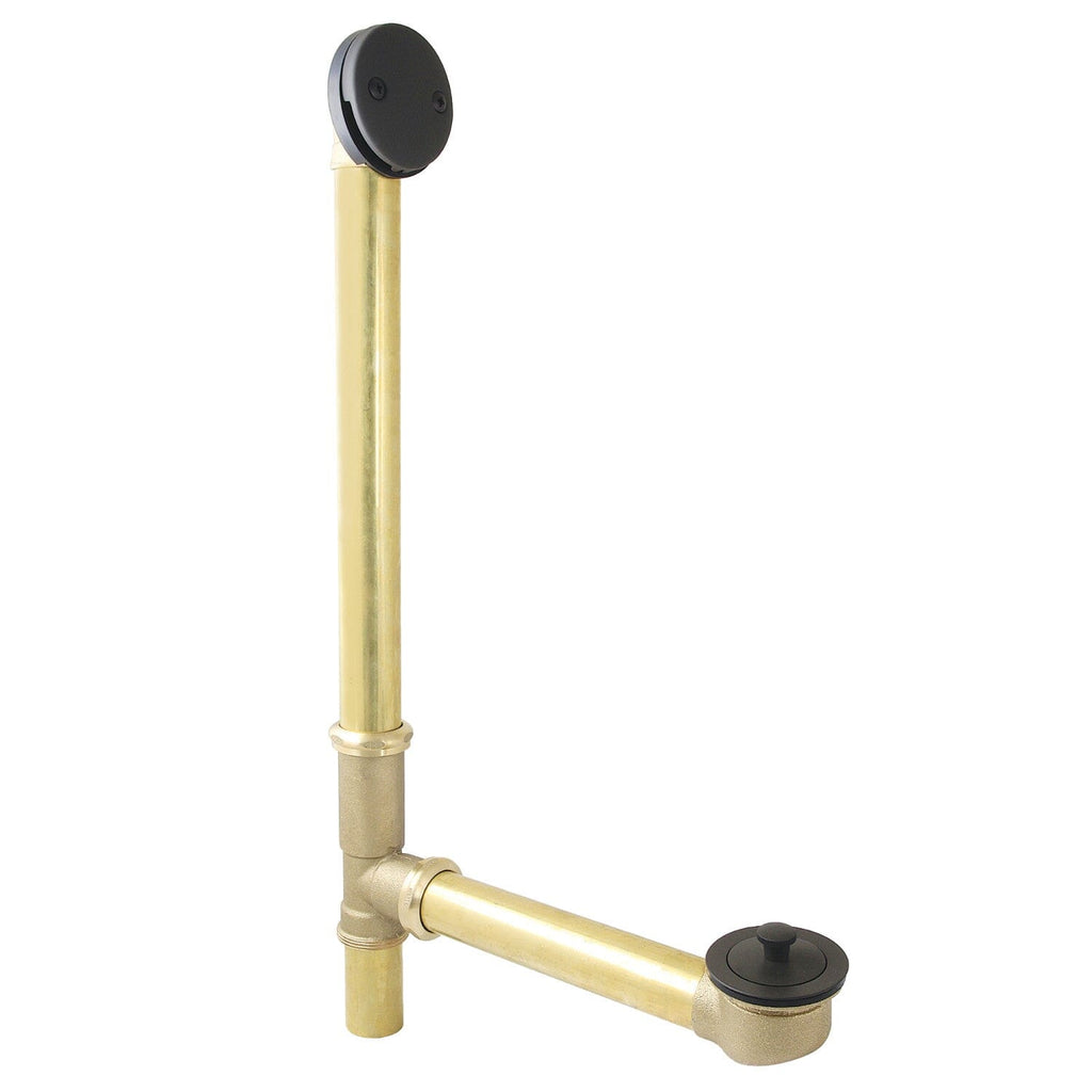 Made To Match 21-Inch Brass Lift and Turn Tub Waste and Overflow