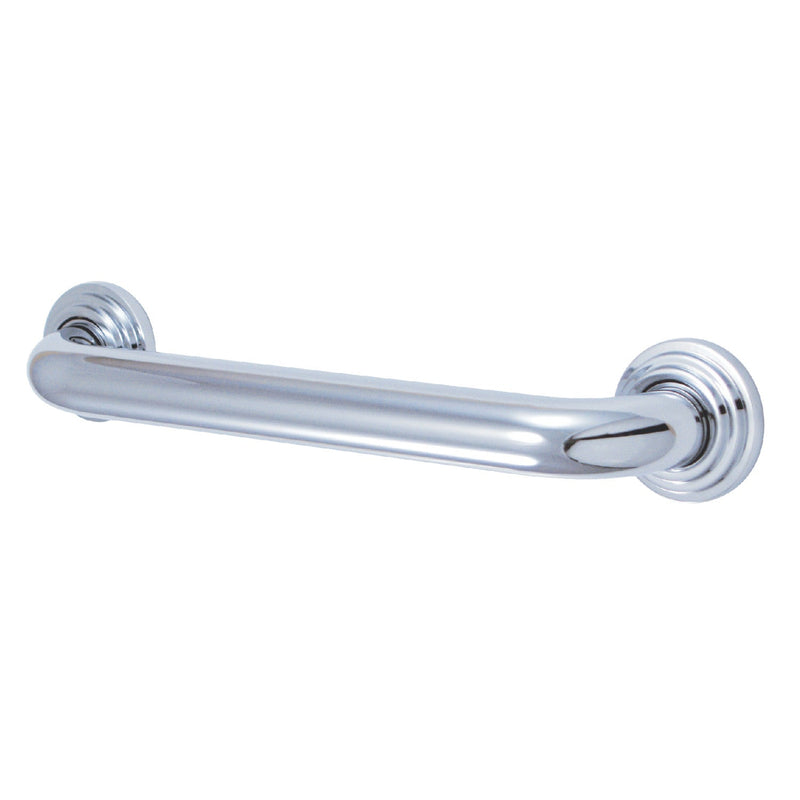 Milano 12-Inch x 1-1/4-Inch O.D. Brass Decorative Grab Bar