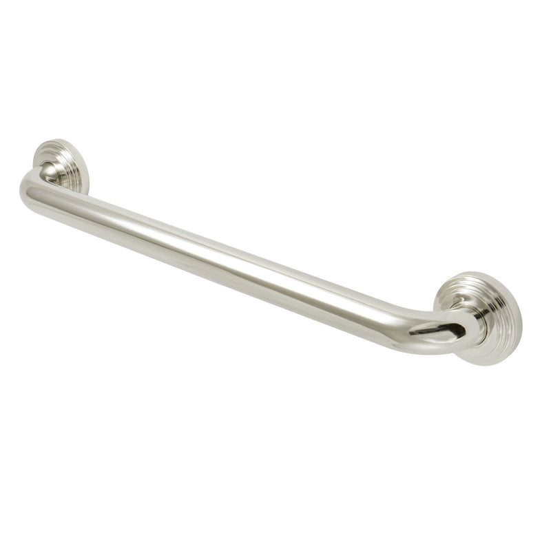 Milano 18-Inch x 1-1/4-Inch O.D. Brass Decorative Grab Bar