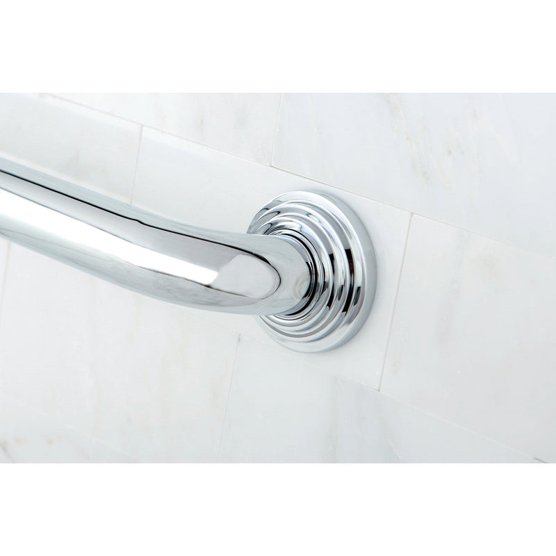 Milano 24-Inch x 1-1/4-Inch O.D. Brass Decorative Grab Bar