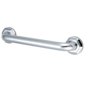 Metropolitan 12-Inch x 1-1/4-Inch O.D. Brass Decorative Grab Bar