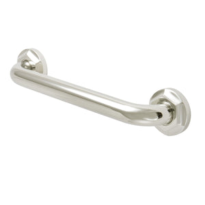 Metropolitan 12-Inch x 1-1/4-Inch O.D. Brass Decorative Grab Bar