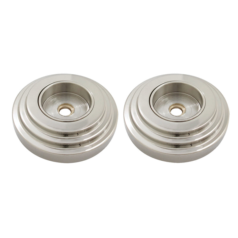 Milano 1-1/4-Inch Brass Grab Bar Flange (1 Pair)