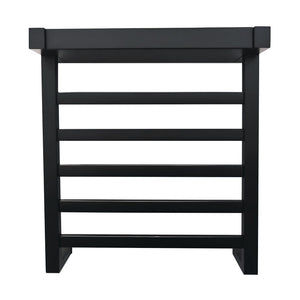 Markus 20-Inch x 18-Inch Stainless Steel Wall Mount Towel Rack with Shelf