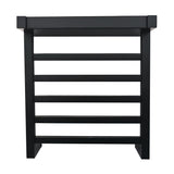 Markus 20-Inch x 18-Inch Stainless Steel Wall Mount Towel Rack with Shelf