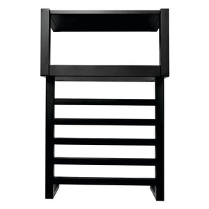 Markus 28-Inch x 18-Inch Stainless Steel Wall Mount Towel Rack with Shelf