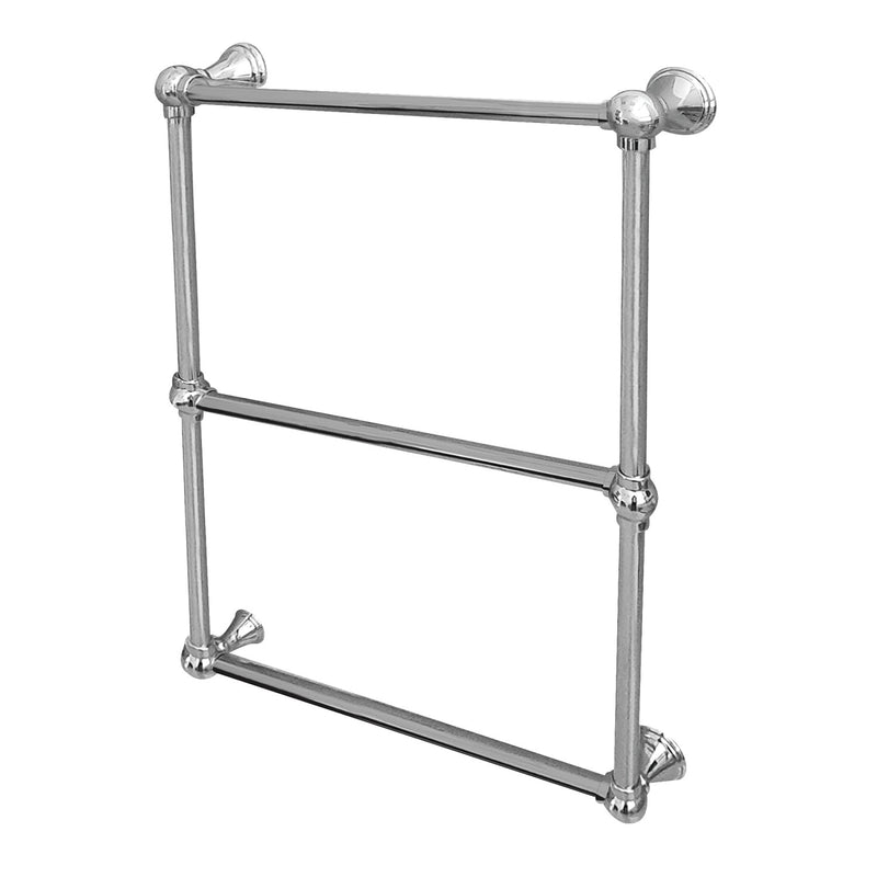 Maximilien 24-Inch x 32-Inch Brass Wall Mount 3-Tier Towel Rack