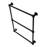 Maximilien 24-Inch x 32-Inch Brass Wall Mount 3-Tier Towel Rack
