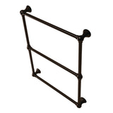 Maximilien 24-Inch x 32-Inch Brass Wall Mount 3-Tier Towel Rack