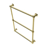 Maximilien 24-Inch x 32-Inch Brass Wall Mount 3-Tier Towel Rack