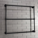 Maximilien 36-Inch Wall Mount 3-Bar Towel Rack