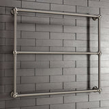 Maximilien 36-Inch x 32-Inch Brass Wall Mount 3-Tier Towel Rack