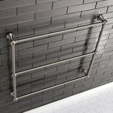 Maximilien 36-Inch x 32-Inch Brass Wall Mount 3-Tier Towel Rack