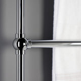 Palatine 24-Inch x 32-Inch Brass Wall Mount 3-Tier Towel Rack