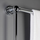 Palatine 24-Inch x 32-Inch Brass Wall Mount 3-Tier Towel Rack