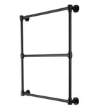 Gallant 30-Inch x 32-Inch Brass Wall Mount 3-Tier Towel Rack