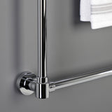 Gallant 30-Inch x 32-Inch Brass Wall Mount 3-Tier Towel Rack