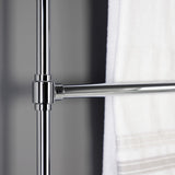 Gallant 30-Inch x 32-Inch Brass Wall Mount 3-Tier Towel Rack