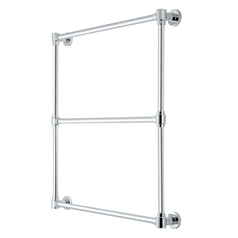 Gallant 30-Inch x 32-Inch Brass Wall Mount 3-Tier Towel Rack