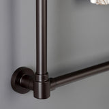 Gallant 30-Inch x 32-Inch Brass Wall Mount 3-Tier Towel Rack