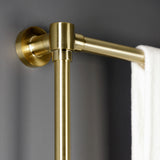 Gallant 30-Inch x 32-Inch Brass Wall Mount 3-Tier Towel Rack