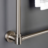 Gallant 30-Inch x 32-Inch Brass Wall Mount 3-Tier Towel Rack
