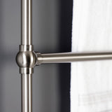 Palatine 30-Inch x 32-Inch Brass Wall Mount 3-Tier Towel Rack