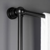 Palatine 30-Inch x 32-Inch Brass Wall Mount 3-Tier Towel Rack