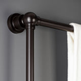 Palatine 30-Inch x 32-Inch Brass Wall Mount 3-Tier Towel Rack