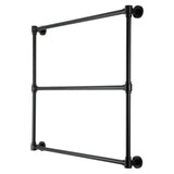 Gallant 36-Inch x 32-Inch Brass Wall Mount 3-Tier Towel Rack