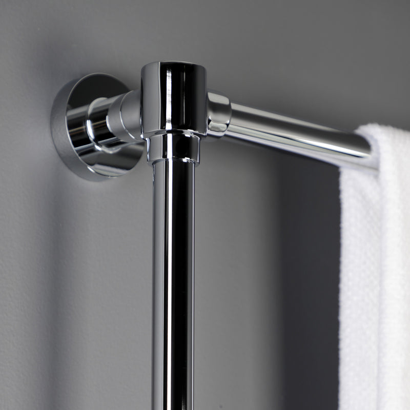 Gallant 36-Inch x 32-Inch Brass Wall Mount 3-Tier Towel Rack