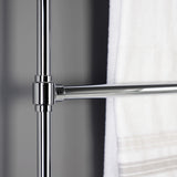 Gallant 36-Inch x 32-Inch Brass Wall Mount 3-Tier Towel Rack