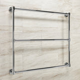 Gallant 36-Inch x 32-Inch Brass Wall Mount 3-Tier Towel Rack