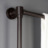 Gallant 36-Inch x 32-Inch Brass Wall Mount 3-Tier Towel Rack