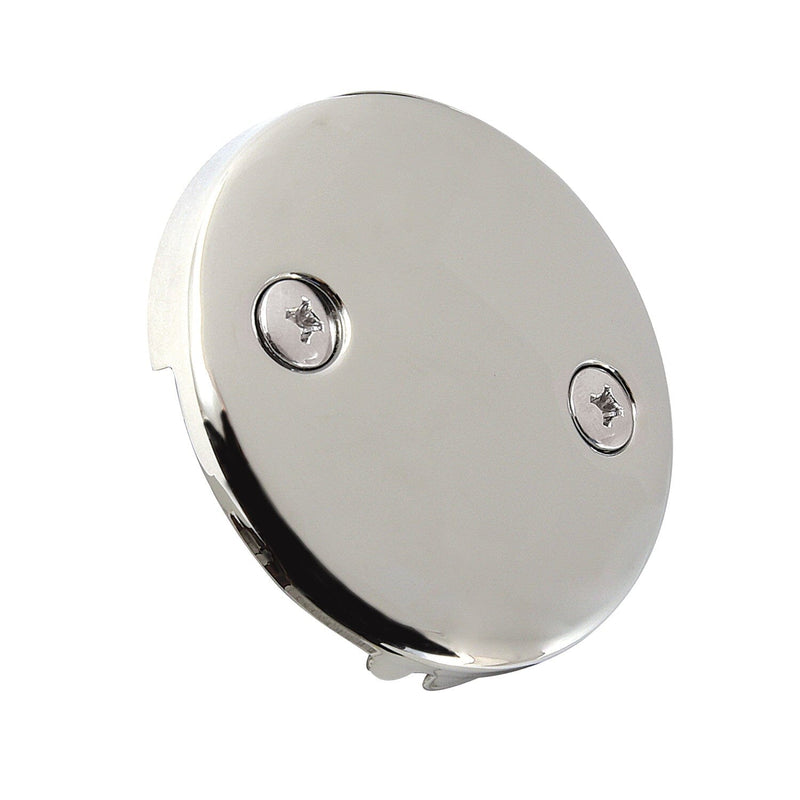 Made To Match Round Bathtub Overflow Plate