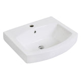 Inflectoin 20-Inch Ceramic Bathroom Sink