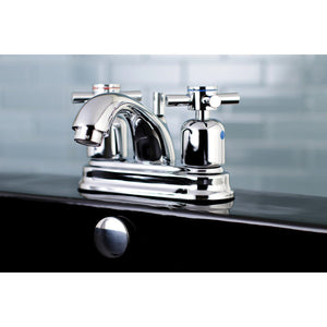 Concord Double-Handle 3-Hole Deck Mount 4-Inch Centerset Bathroom Faucet with Pop-Up Drain
