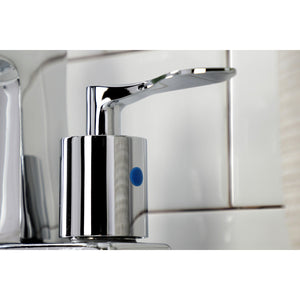 Serena Double-Handle 3-Hole Deck Mount 4-Inch Centerset Bathroom Faucet with Pop-Up Drain