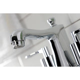 Serena Double-Handle 3-Hole Deck Mount 4-Inch Centerset Bathroom Faucet with Pop-Up Drain