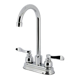 Nuwave French Two-Handle 2-Hole Deck Mount Bar Faucet