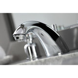 Concord Two-Handle 3-Hole Deck Mount Widespread Bathroom Faucet with Retail Pop-Up Drain