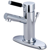 Kaiser Single-Handle 1-or-3 Hole Deck Mount Bathroom Faucet with Brass Pop-Up