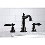 Duchess Two-Handle 3-Hole Deck Mount Widespread Bathroom Faucet with Pop-Up Drain