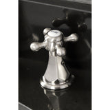 Metropolitan Two-Handle 3-Hole Deck Mount Widespread Bathroom Faucet with Retail Pop-Up Drain