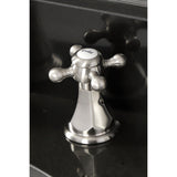 Metropolitan Two-Handle 3-Hole Deck Mount Widespread Bathroom Faucet with Pop-Up Drain