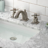 Concord Two-Handle 3-Hole Deck Mount Widespread Bathroom Faucet with Pop-Up Drain