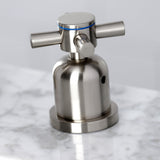 Concord Two-Handle 3-Hole Deck Mount Widespread Bathroom Faucet with Brass Pop-Up Drain