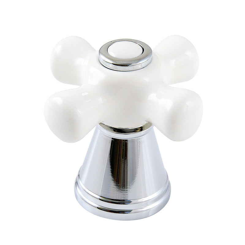 Porcelain Cross Handle, Diverter for Tub and Shower Faucet