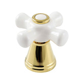 Porcelain Cross Handle, Diverter for Tub and Shower Faucet