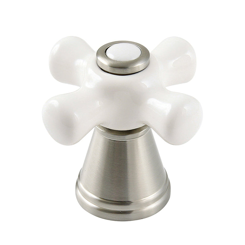 Porcelain Cross Handle, Diverter for Tub and Shower Faucet